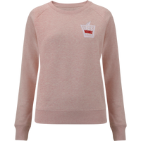 Women's Pink Sweatshirt with embroidered logo - Very Limited Edition